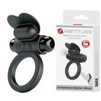 PRETTY LOVE DEBONAIRE COCK RING BLACK